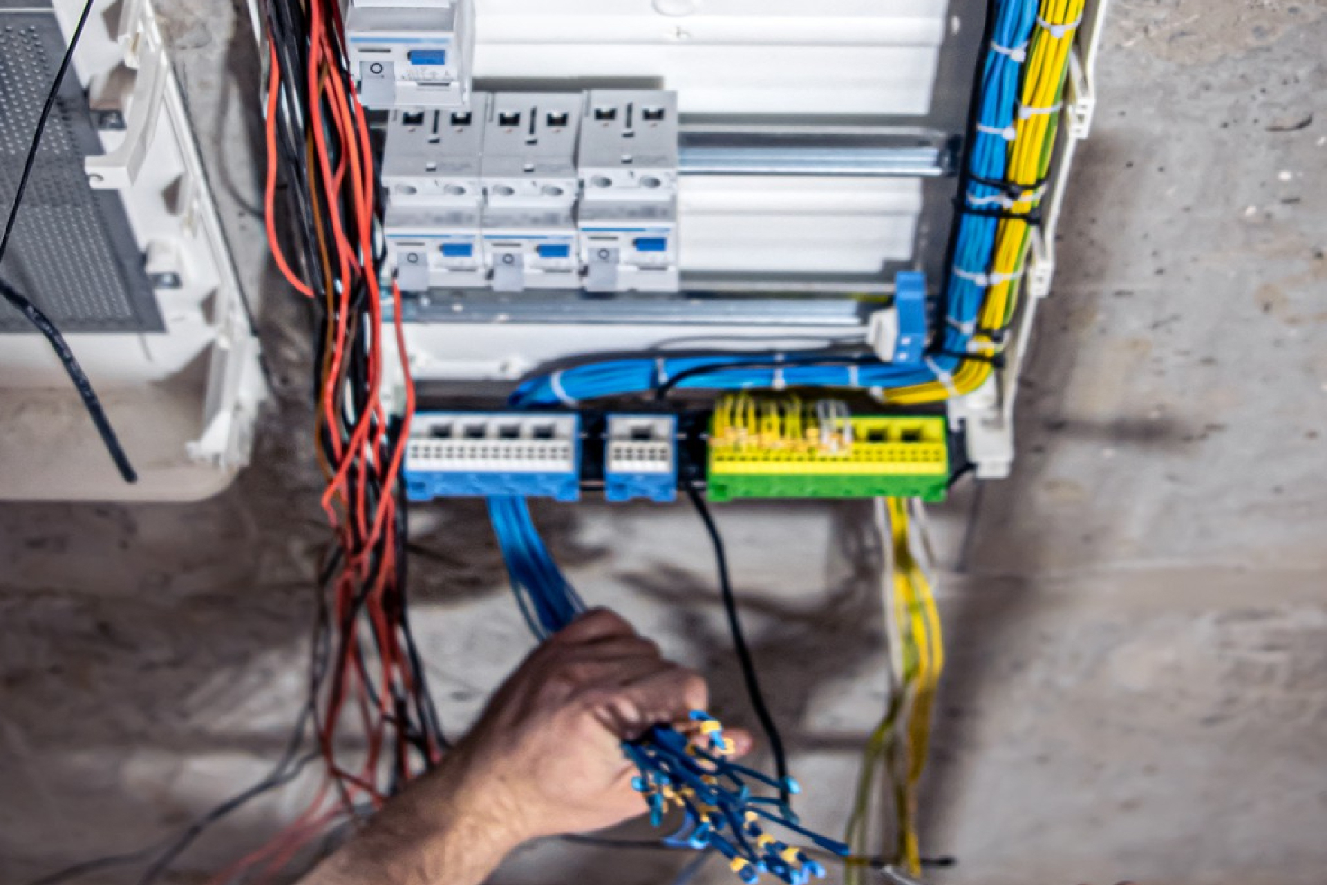 large electrical panel